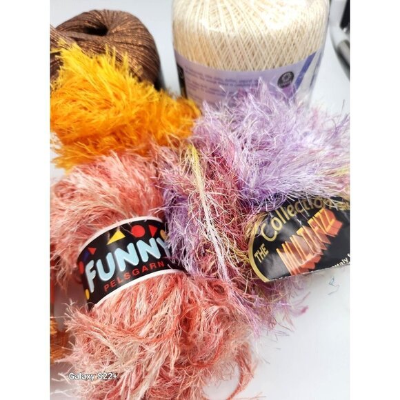 Yarn Lot for Crocheting, Knitting, Fiber Art, Junk Journaling, Ephemera, Sewing, - Picture 4 of 5